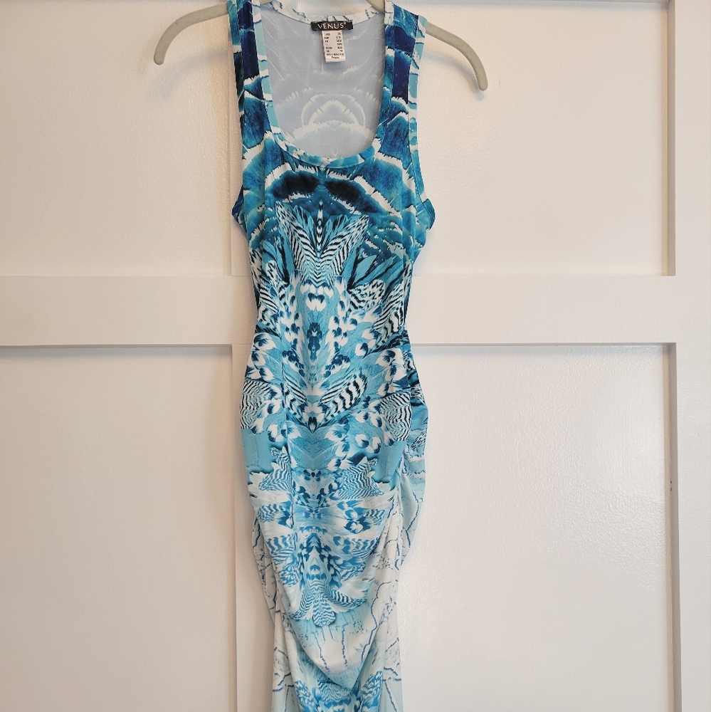 Slimming Printed Maxi Dress